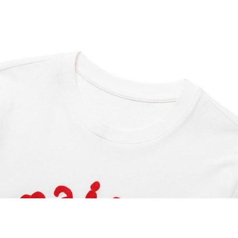 로라로라 MAISON DE ROLA EMBROIDERY 티셔츠의 다양한 컬러