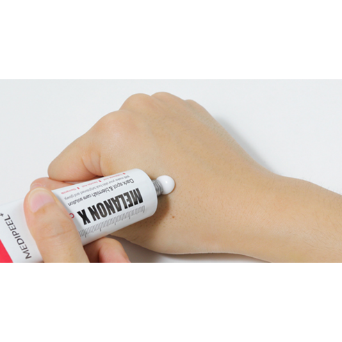 메디필 멜라논 엑스 크림 후기 분석 - 제형 밀착력 확인