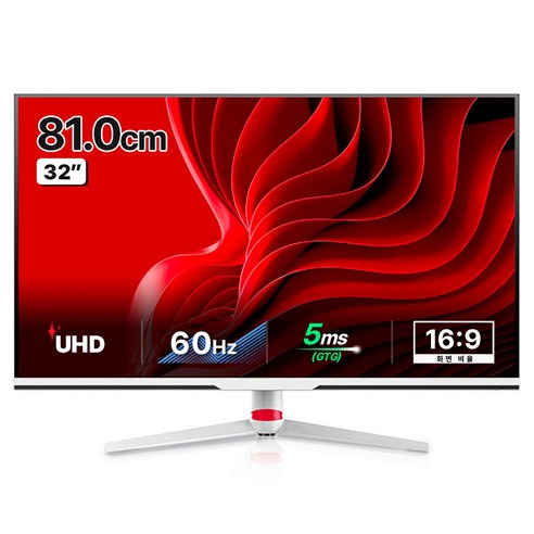 주연테크 4K UHD USB Type C 65W 모니터, 81cm, V32UE-E(일반)