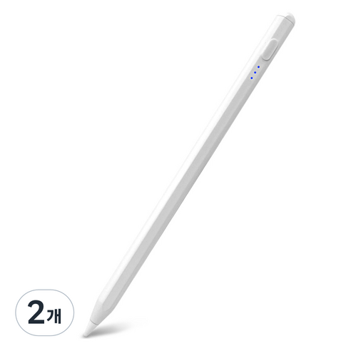 아이뮤즈 mu PEN 정전압 터치펜 IP-CT01C, 화이트, 2개
