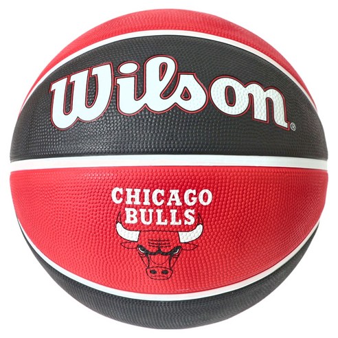 윌슨 NBA TEAM TRIBUTE 농구공 시카고 불스, 1개, WTB1300XBCHI