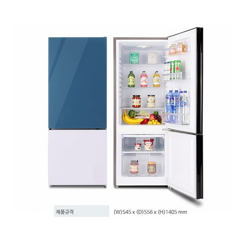 쿠잉전자 프리즘 글라스 189L 2도어 냉장고 방문설치 개봉기 | 실사용 후기 - 상품 이미지 2