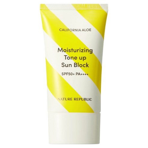 네이처리퍼블릭 캘리포니아 알로에 수분 톤업 선블럭 SPF50+ PA++++, 57ml, 1개