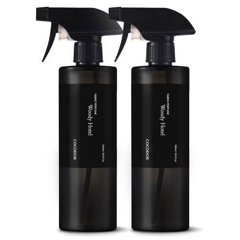 코코도르 퍼퓸 섬유탈취제 우디호텔, 2개, 500ml