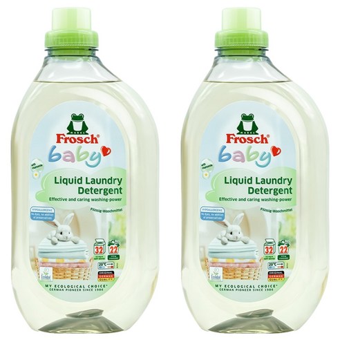 프로쉬 베이비 액상 세탁세제, 1.5L, 2개