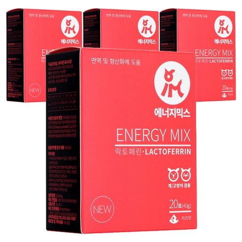 아이앤지메딕스 반려동물 에너지믹스 영양제, 40g, 면역/항산화, 4개 40g, 면역/항산화, 4개