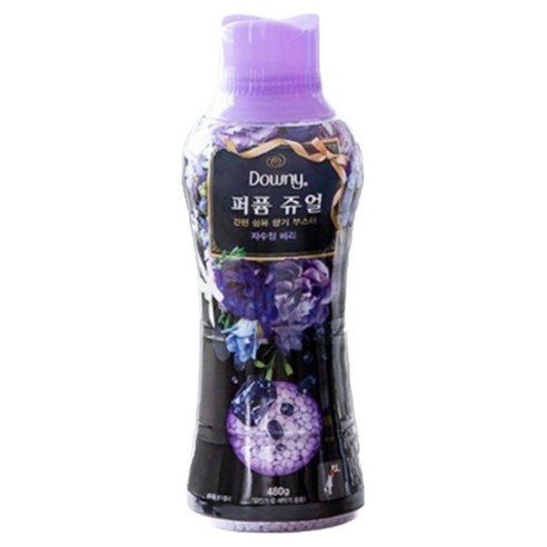 다우니 퍼퓸 쥬얼 자수정 베리 향기부스터 후기 분석 - 비즈 제형 디테일