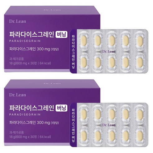 닥터린 파라다이스그레인 버닝 18g, 2개, 30정