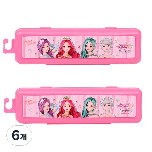 시크릿쥬쥬 별빛 다용도 수저케이스, PN311, 6개