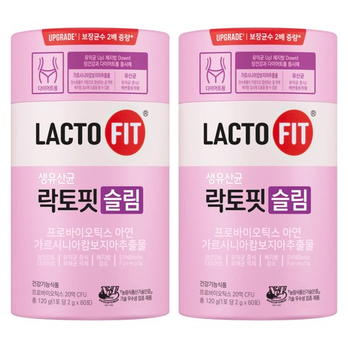락토핏 슬림 유산균 120g, 2개 솔직 후기 | 실사용자 리뷰 분석 썸네일