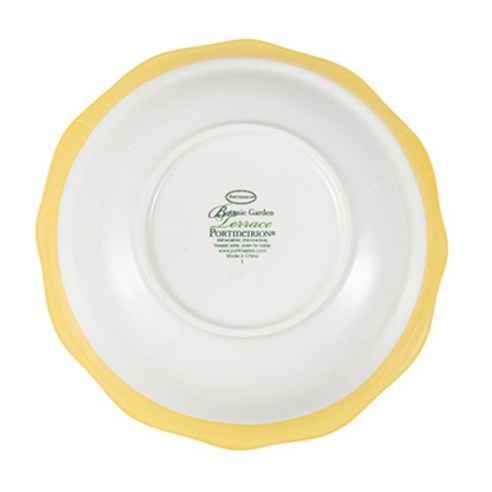 포트메리온 보타닉가든 테라스 시리얼 볼 4p 세트 후기 분석 - 바닥면 로고 및 정품 인증