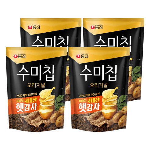 농심 수미칩 85g×4