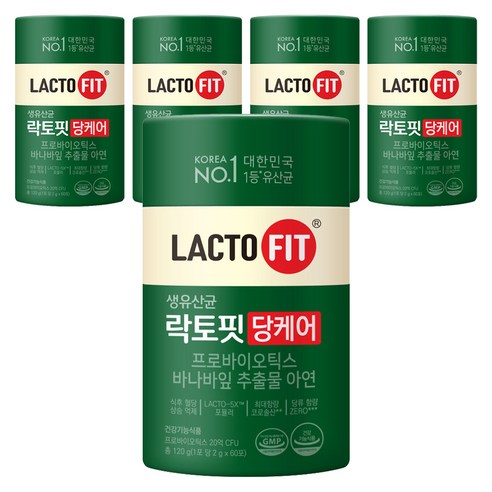 락토핏 당케어 유산균 120g, 5개 실사용 후기 | 효과 있을까? 썸네일
