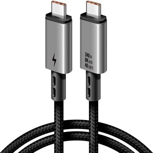 홈플래닛 C타입-C타입 USB4.0 8K 썬더볼트4 호환 240W 40G... 솔직 후기 | 실사용자 리뷰 분석 - 상품 이미지 2