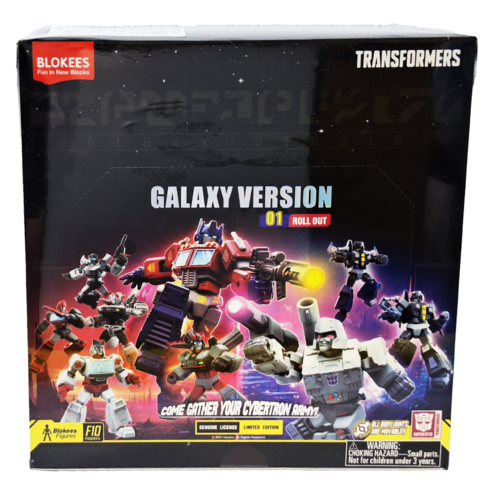 BLOKEES 布鲁可變形金剛可動積木公仔群星版第一彈9入Set 银河版