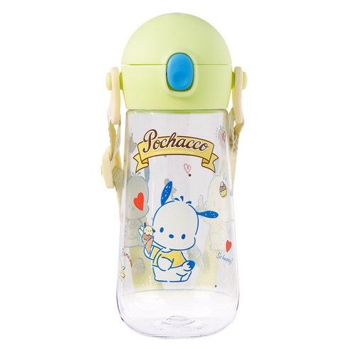 릴팡 더보틀 원터치 어깨끈 트라이탄 물통, 포차코, 470ml, 1개