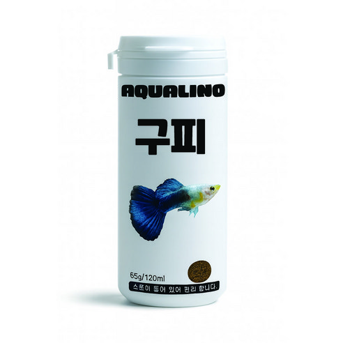 아쿠아리노 구피, 120ml, 65g, 1개