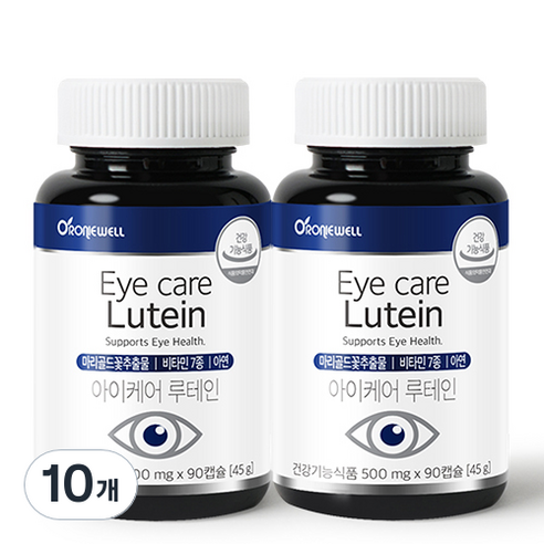 로니웰 아이케어 루테인, 90정, 10개