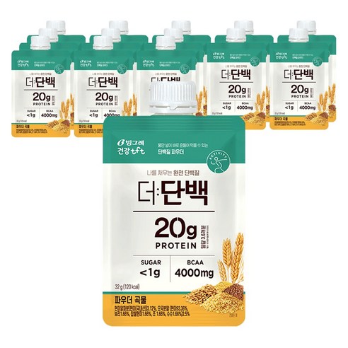 더단백 파우더 곡물 프로틴 32g, 14개 실사용 후기 | 효과 있을까? 썸네일