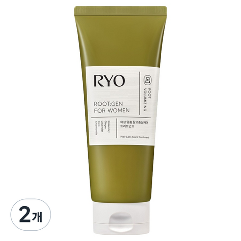 려 루트젠 단백질 헤어 트리트먼트 베르가못 앤 라벤더향 튜브형, 200ml, 2개