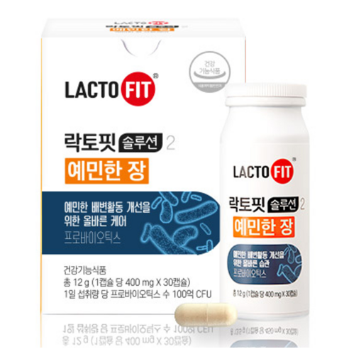 락토바이옴 솔루션2 예민한 장 유산균 30정, 1개 이미지 2