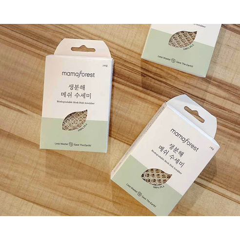 마마포레스트 생분해 메쉬 수세미 이미지 3