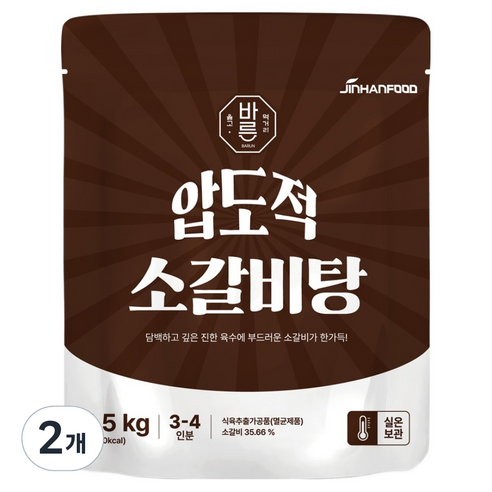 진한식품 압도적 소갈비탕, 1.5kg, 2개