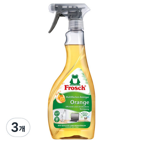 프로쉬 오렌지 멀티 클리너, 500ml, 3개