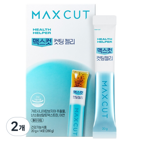 헬스헬퍼 맥스컷 컷팅젤리 14p, 280g, 2개 280g, 2개