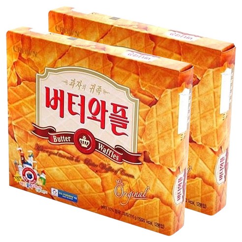 크라운 버터와플, 316g, 2개