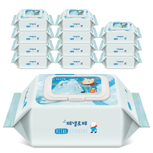 페넬로페 바이탈 플러스 세자린 저자극 아기물티슈 휴대용 캡형 육아맘 솔직 후기 | 실사용 리뷰 썸네일