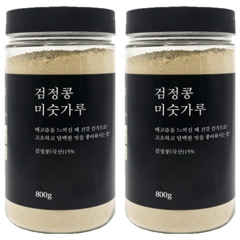 태평선식 검정콩 미숫가루 PET 800g, 2개 솔직 후기 | 실사용자 리뷰 분석 - 상품 이미지 1