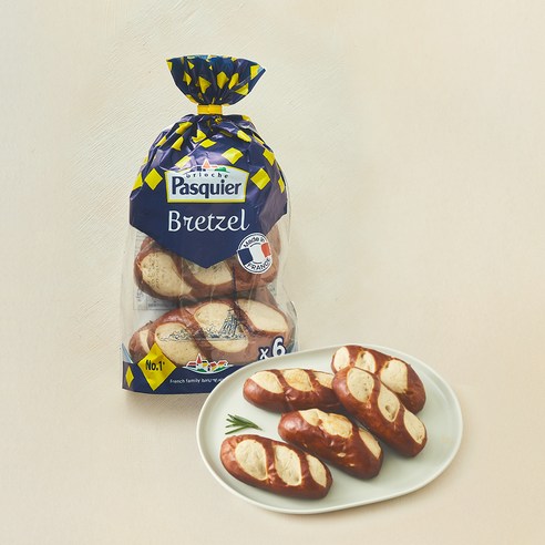 파스키에 브레첼 빵, 45g, 1개, 6개입
