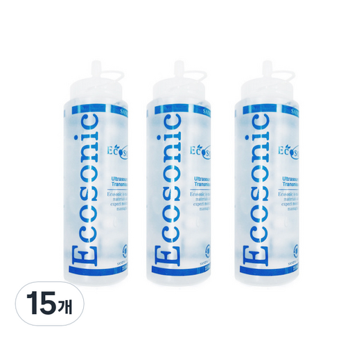 세니피아 에코소닉 초음파 전용 마사지젤 보틀형, 250ml, 15개