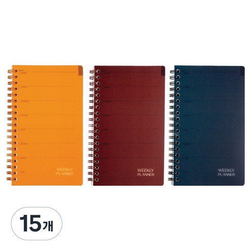 OXFORD 노트 PP 주간플래너 Mini 80p, 랜덤발송, 15개