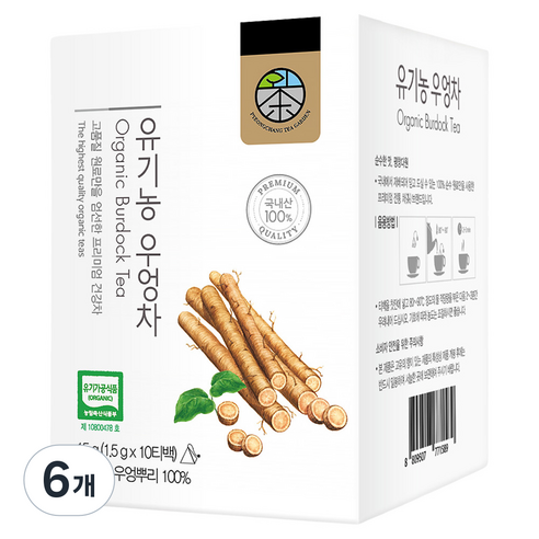 평창다원 유기농 우엉차, 1.5g, 10개입, 6개