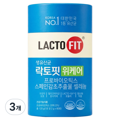 락토핏 위케어 60p, 120g, 3개