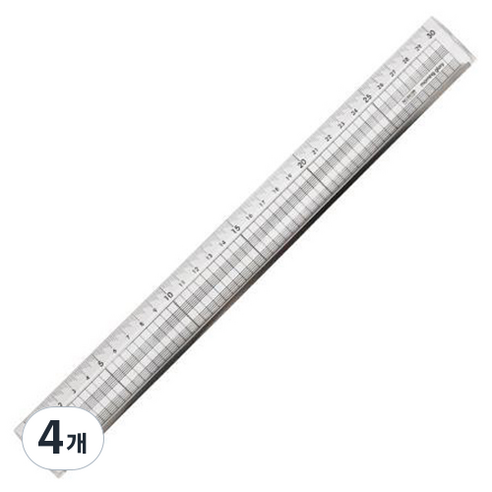 모닝글로리 2500 커팅방안자 30cm, 4개
