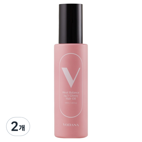 보다나 힛 밸런스 24/7 글로시 헤어 오일, 100ml, 2개