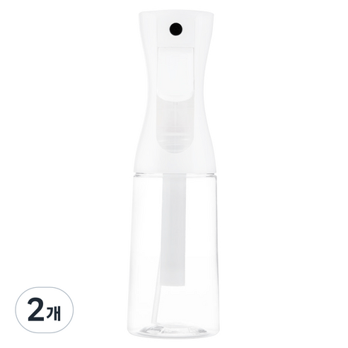 코멧 안개분사 분무기 200ml, 클리어 화이트, 2개