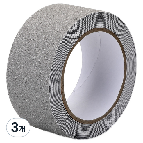 뉴비아 미끄럼방지 테이프 그레이 10cm x 10m, 3개