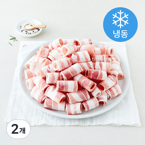 대패킹 스페인산 이베리코 대패삼겹살 (냉동), 2개, 1kg