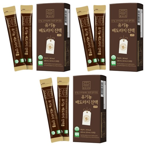 몸애쏙쏙 유기농 배도라지 진액 스틱, 10ml, 30개