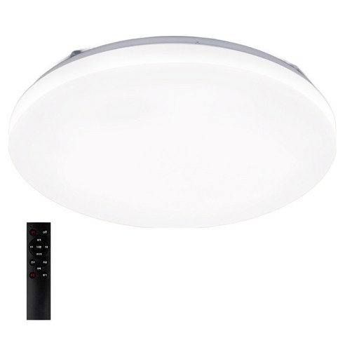 원하 이브원형 LED 방 천장등 75W + 리모컨 세트, 플리커프리 화이트 + 주광색 + 전구색 + 주백색