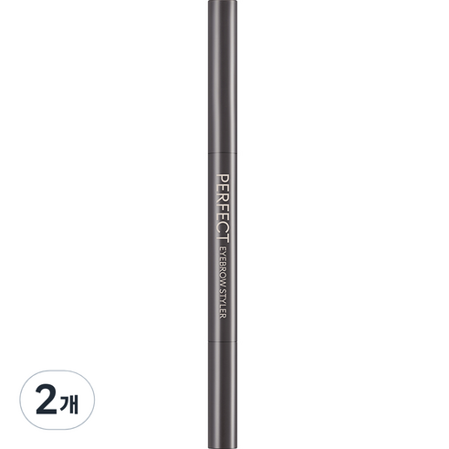 미샤 퍼펙트 스타일러 아이브로우 오토펜슬 0.15g, 다크브라운, 2개