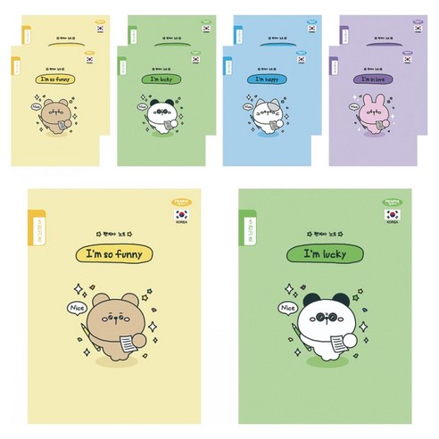 펜피아 800 5칸기초 초등노트, 10개, 랜덤발송