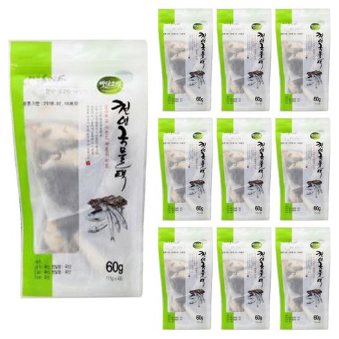 바다소리 천연국물팩 60g × 5개