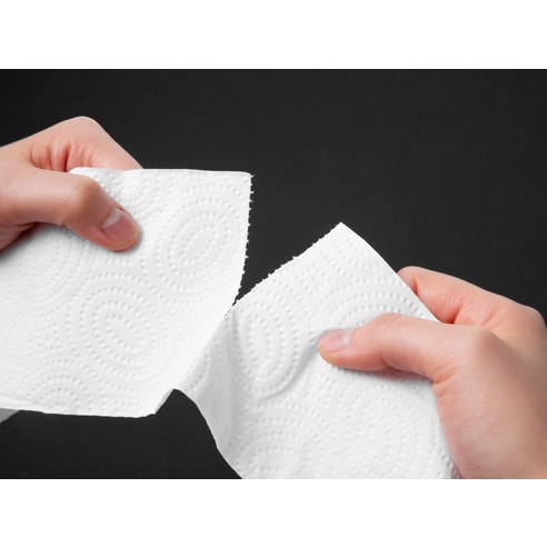 쿠팡베이직 네추럴 3겹 천연펄프 롤화장지 30m 후기 분석 - 욕실 비치 컷