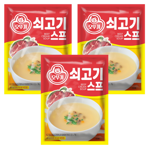 오뚜기 쇠고기 스프, 80g, 3개 80g × 3개 섬네일