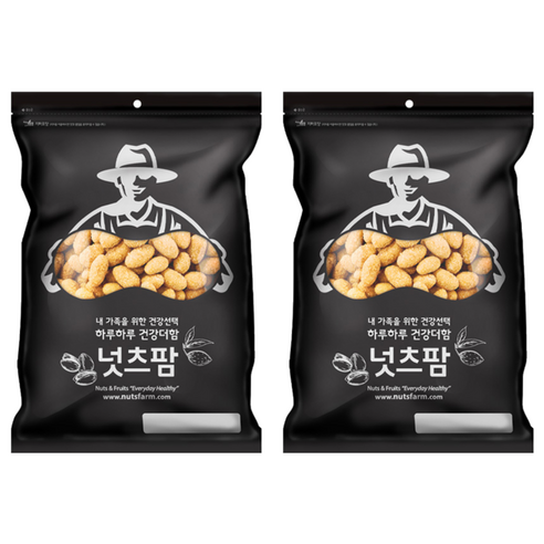 넛츠팜 꿀땅콩, 1kg, 2개